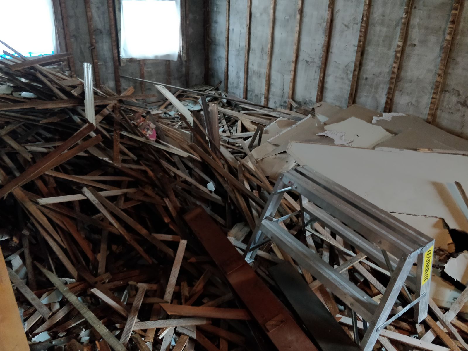 Demolition progress